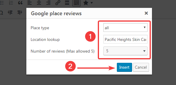 insert-google-place-review