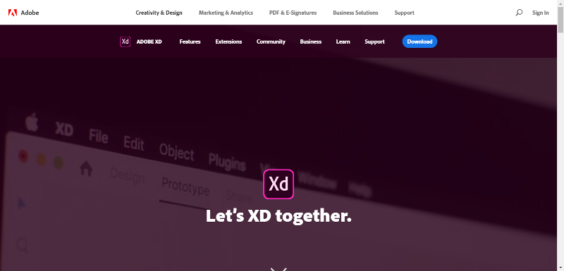 Download free Adobe XD