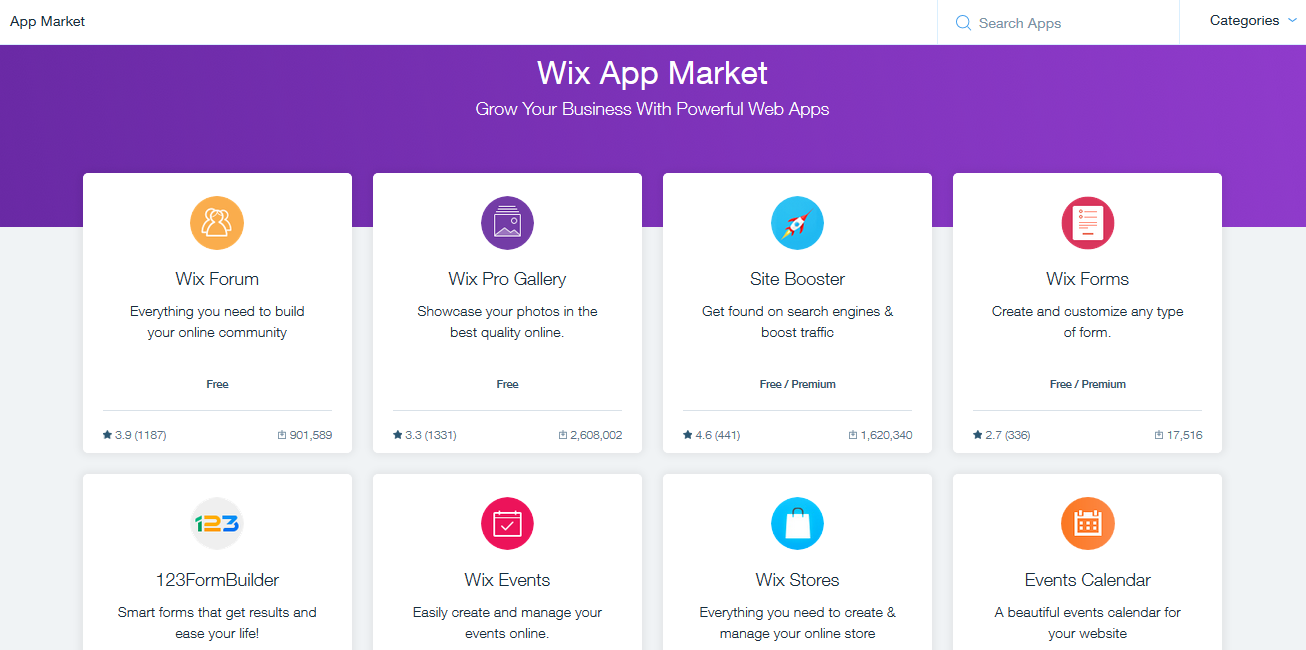  Wix App Market