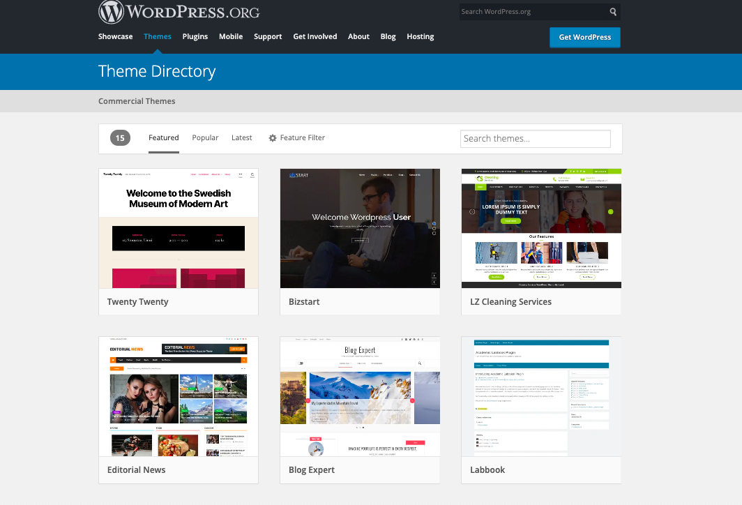 WordPress-Thèmes