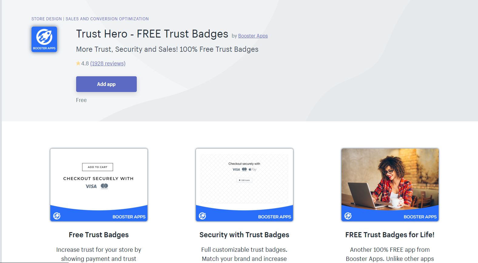 Trust hero Shopify App