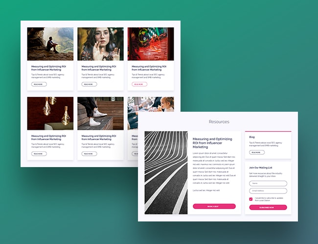 3 Blog Layouts