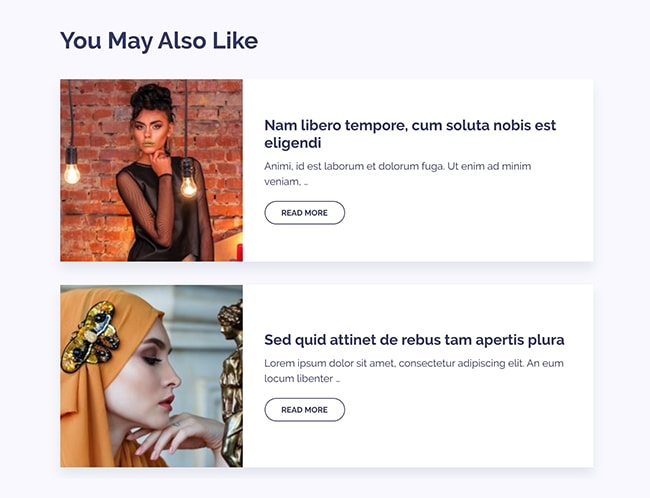 5 Related Posts Layouts