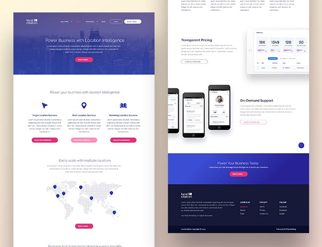 7 HomePage Sections