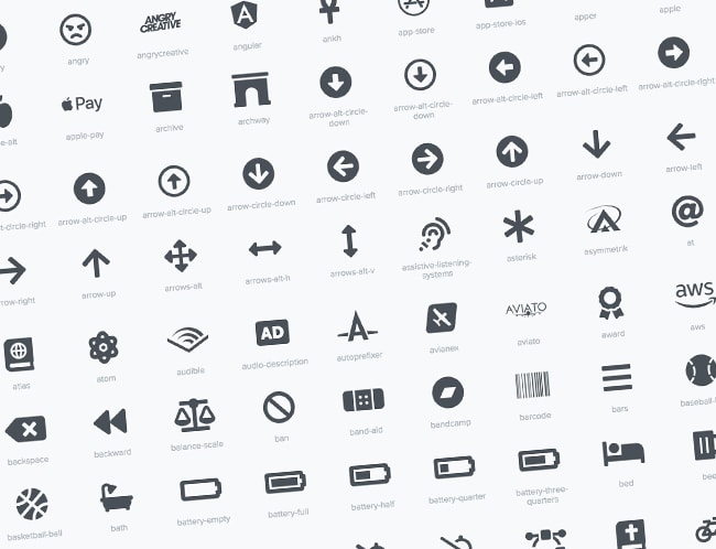 FontAwesome Icons Included