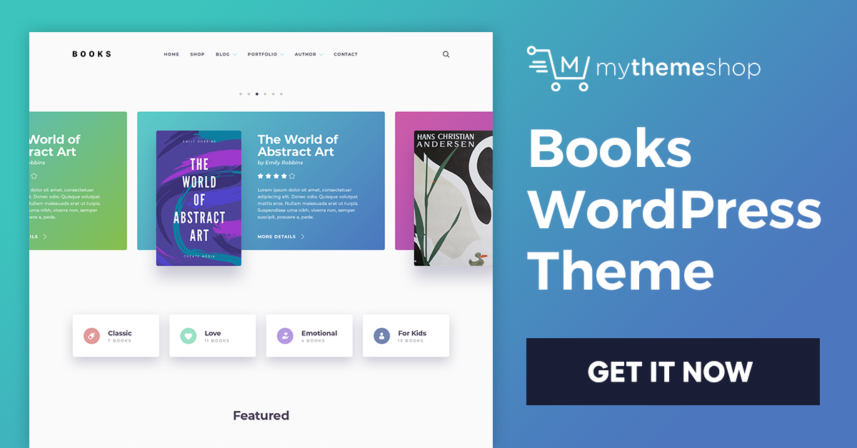 mythemeshop books theme free