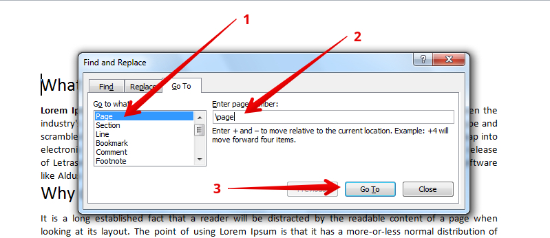 duplicate page word document