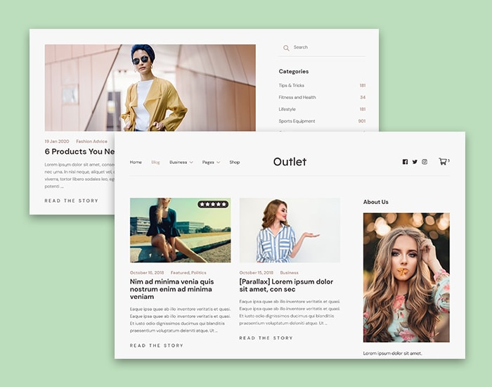 3 Blog Layouts
