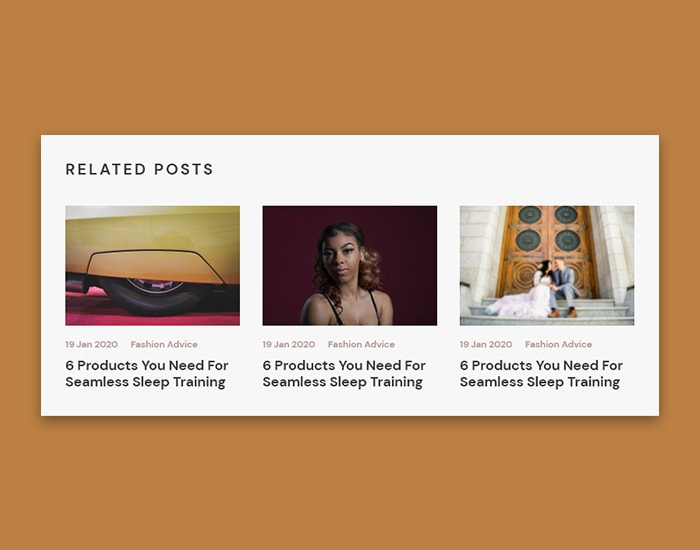5 Related Posts Layouts