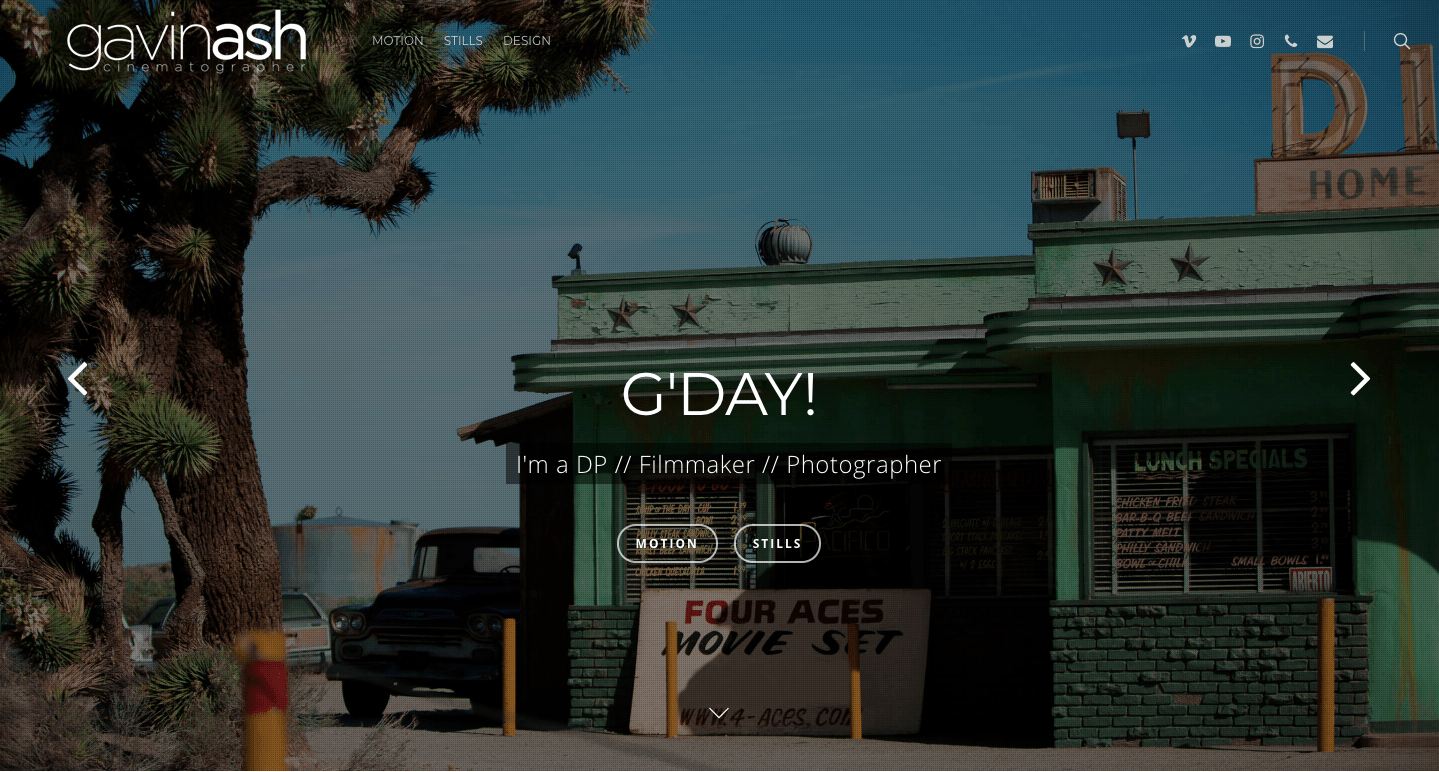 Gavin Ask website made with Salient WordPress Theme