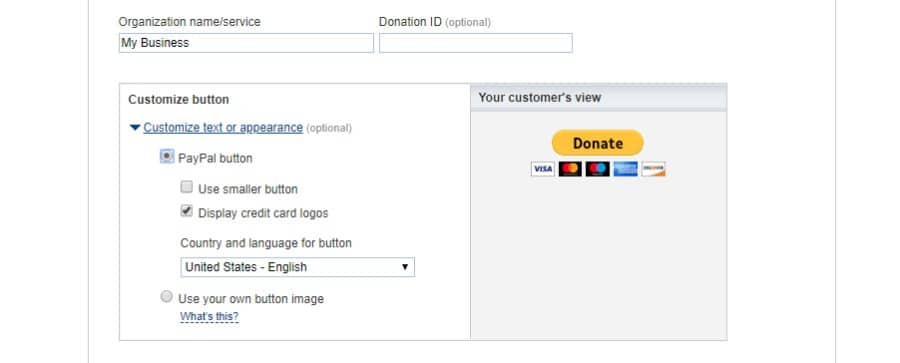 PayPal Site Step 5