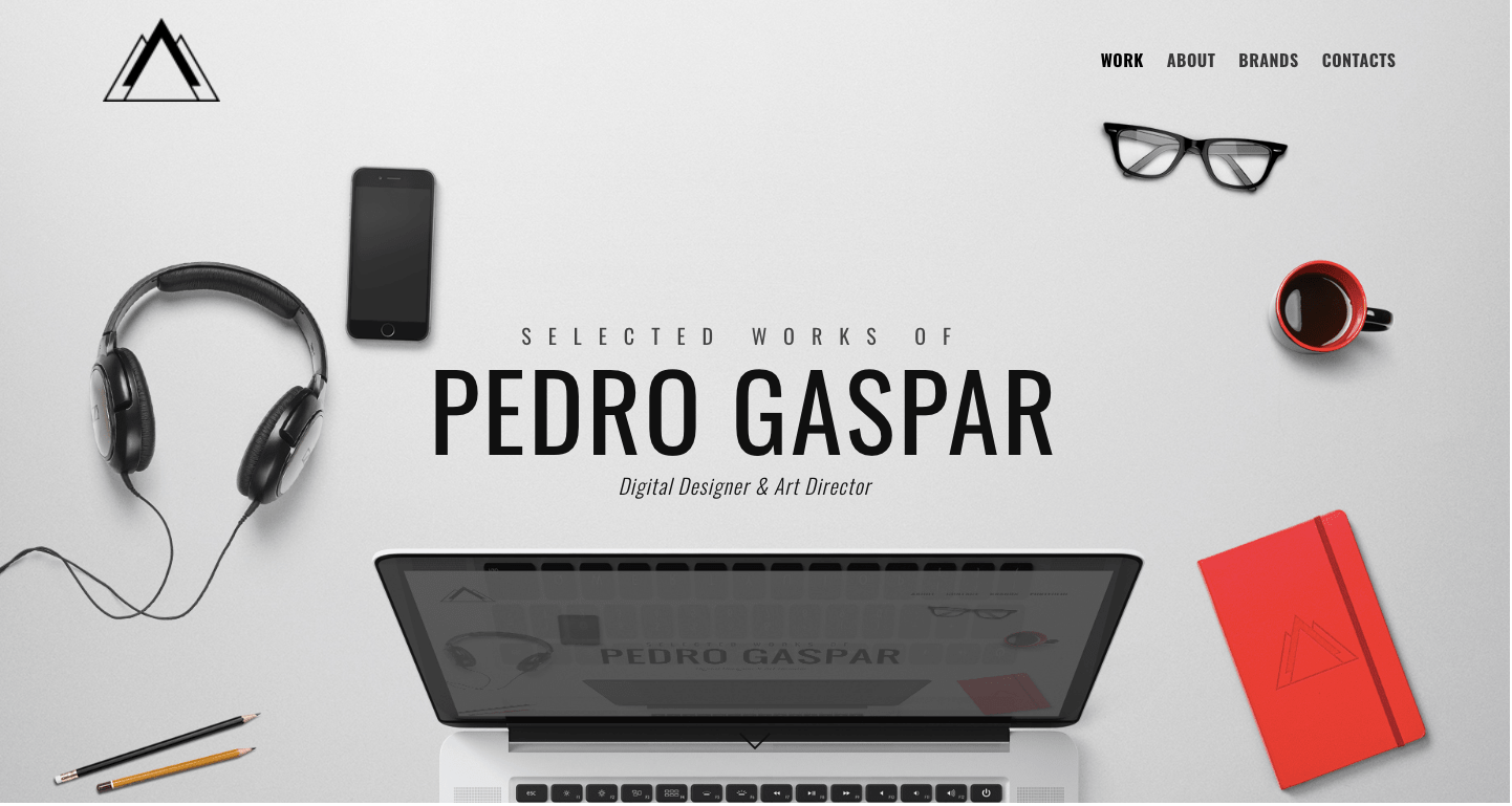 Pedro Gaspar website made with Salient WordPress Theme