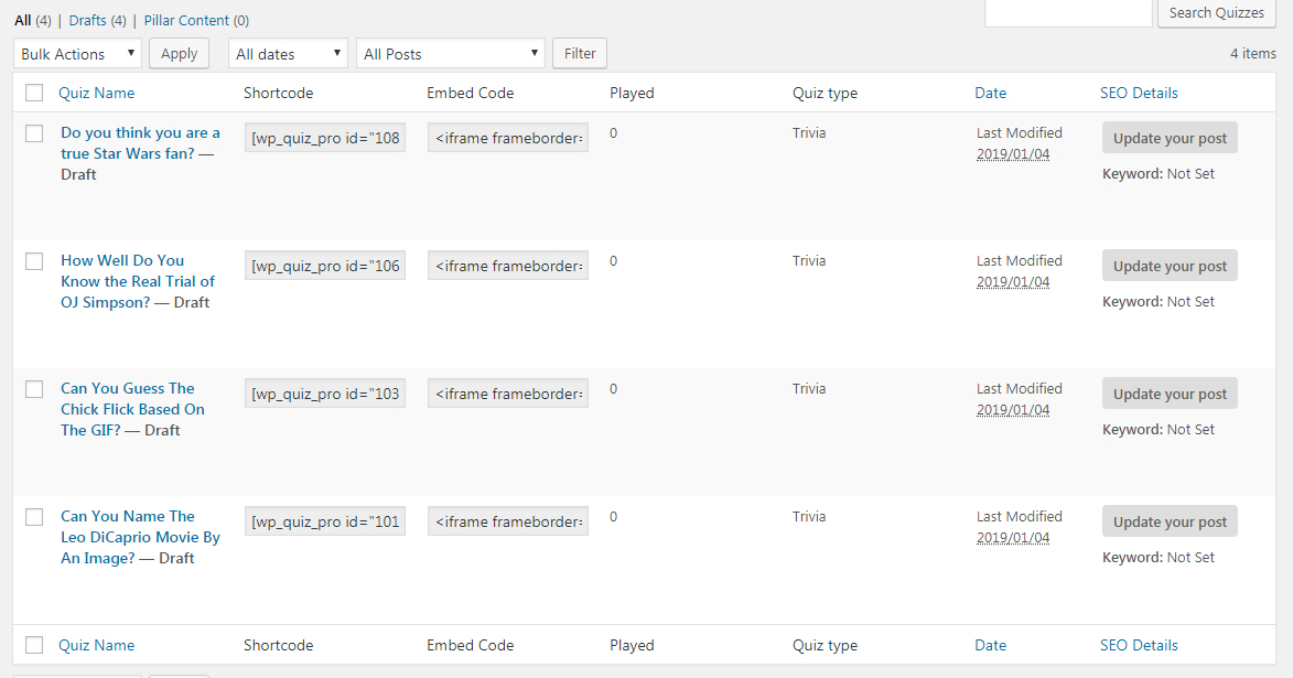 all-imported-quizzes