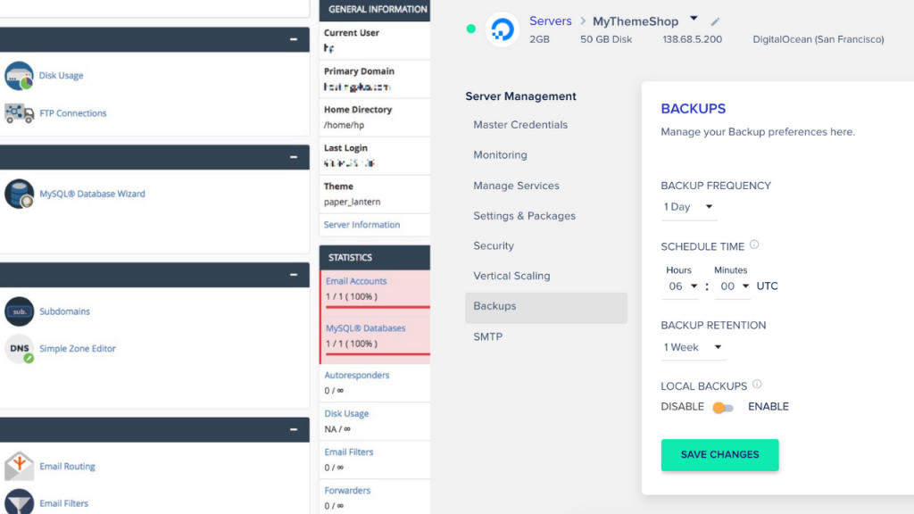 cpanel vs cloudways