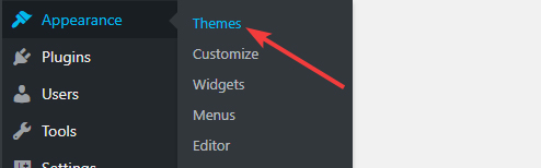 go-to-themes-inside-wordpress