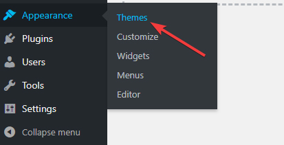 go-to-themes-option