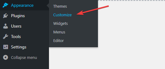 go-to-wordpress-customizer
