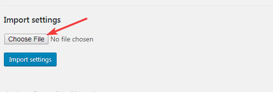 import-exported-settings
