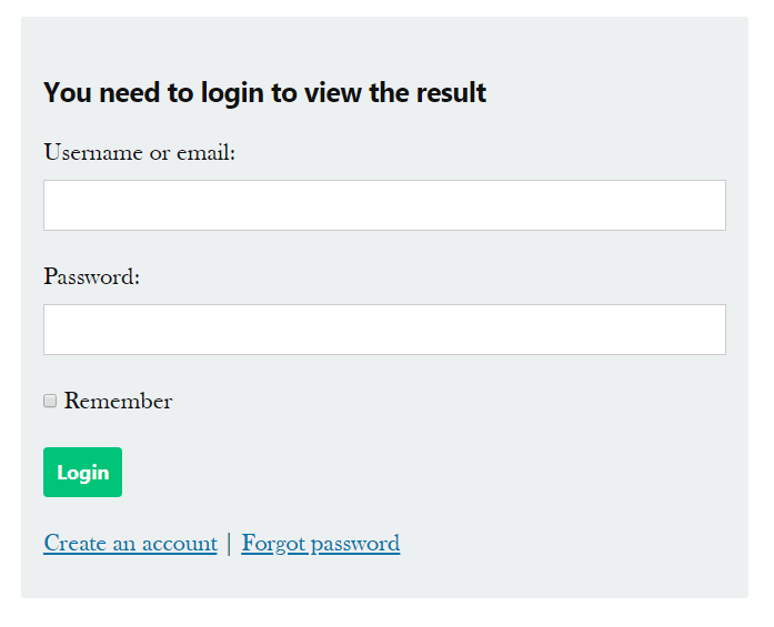 login-to-view-results