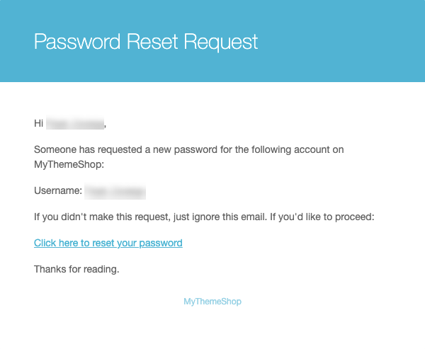 WordPress-password-reset-request-email
