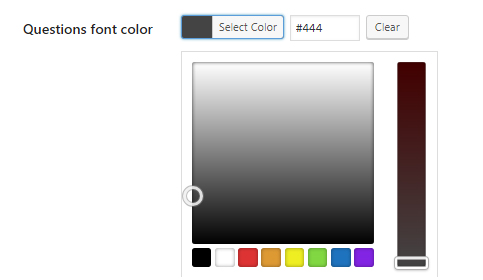 questions-font-color