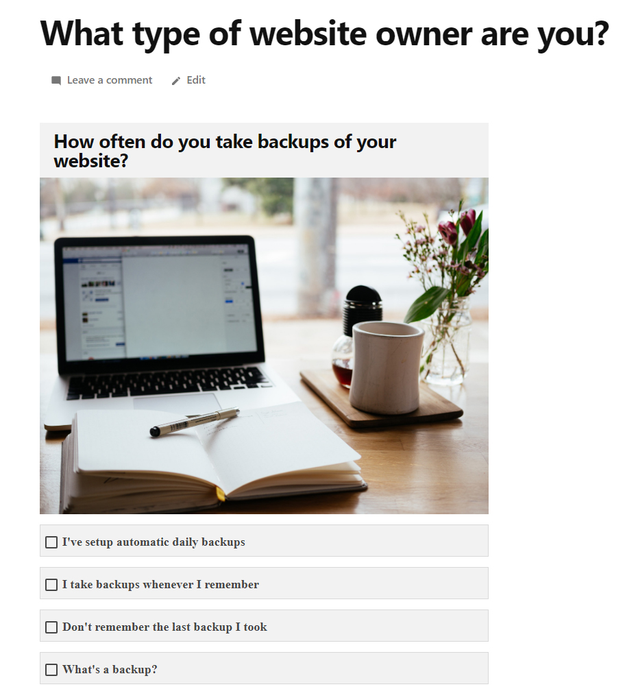 quiz-example-on-frontend