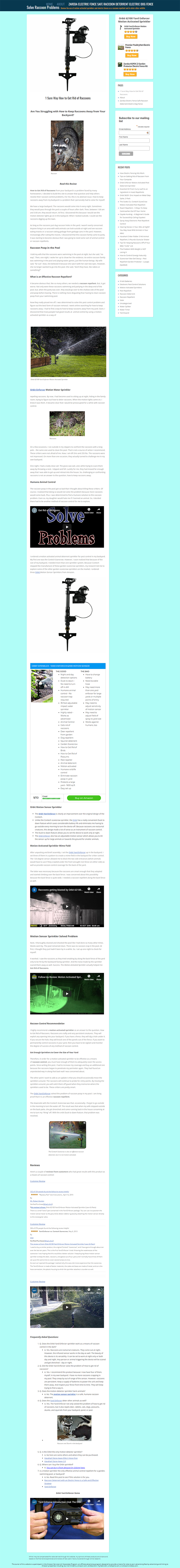 Solve Raccoon Problems