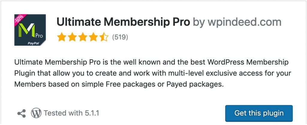ultimate membership